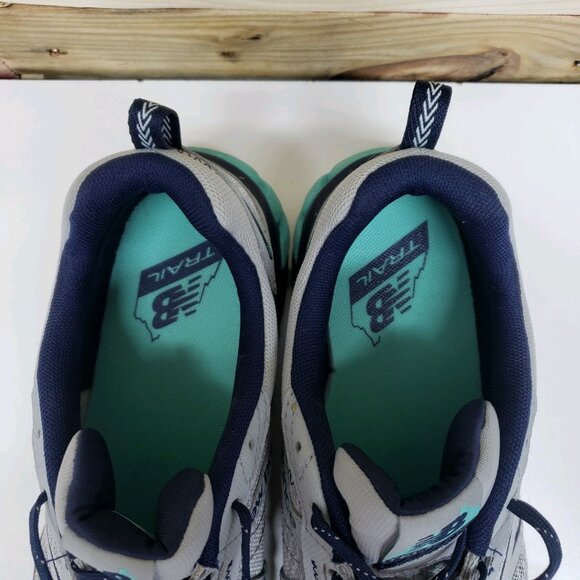 New Balance Running Course Athletic Trail Running Shoes Womens Sz 8 Teal Silver - Picture 10 of 12